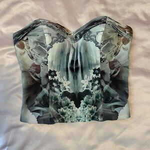 Bebe Strapless Bodice Top
